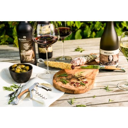 Korkenzieher LUXURY, Geschenkbox, Olivengriff, Laguiole