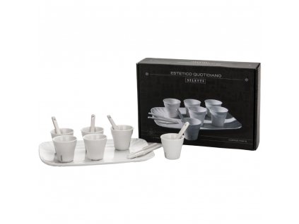 Espresso Set ESTETICO QUOTIDIANO, 6-teilig, Seletti