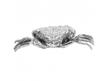 Figur WUNDERKAMMER HOLY CRAB 32 cm, Silber, Aluminium, Seletti