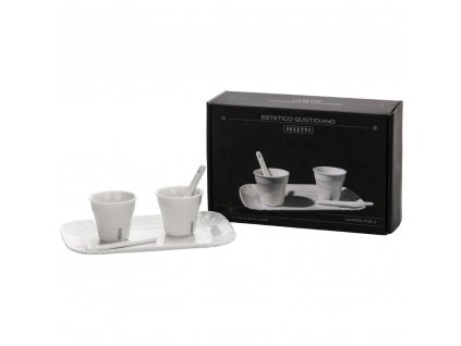 Espresso Set ESTETICO QUOTIDIANO 5-teilig, Seletti