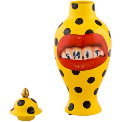 Vase TOILETPAPER SHIT 46,5 cm, orange, Seletti
