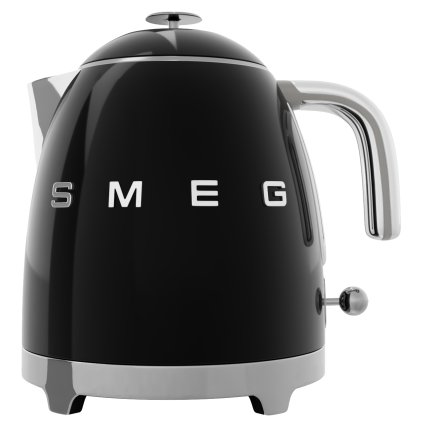 Wasserkocher 50'S STYLE MINI KLF05BLEU, 800 ml, schwarz, Smeg