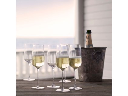 Champagnerglas BOUQUET, 6er-Set, 290 ml, klar, Holmegaard