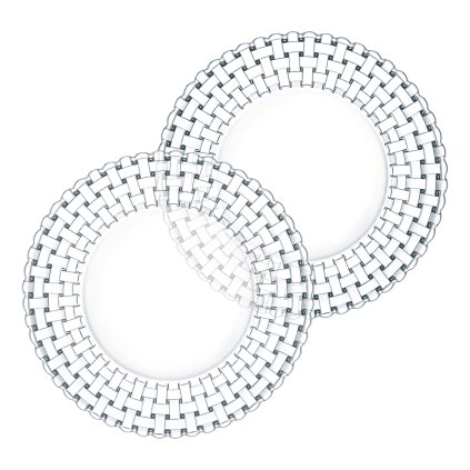 Glasteller BOSSA NOVA 32 cm, 2er-Set, Nachtmann