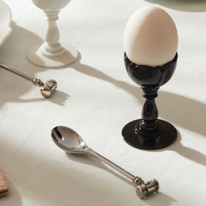 Eierlöffel DRESSED, 2er-Set, 12 cm, silber, Alessi