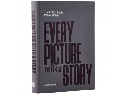 Fotoalbum EVERY PICTURE TELLS A STORY, grau, Printworks