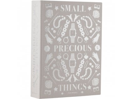 Aufbewahrungsbox Schmuck PRECIOUS THINGS, grau, Printworks