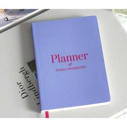 Planer PLANNER OF WEEKLY POSSIBILITIES, 238 Seiten, blau, Printworks