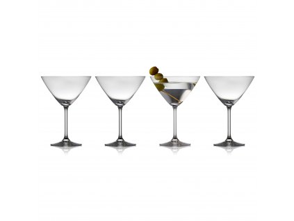 Martini Glas JUVEL, 4er-Set, 280 ml, Lyngby Glas