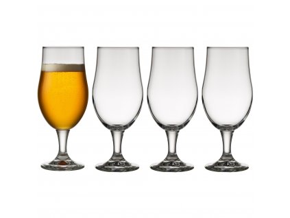 Bierglas JUVEL, 4er-Set, 490 ml, Lyngby Glas