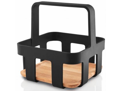 Table Caddy Gewürzständer NORDIC KITCHEN 18 cm, schwarz, Kunststoff, Eva Solo