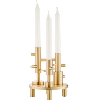 
                    
                          Stabkerzenhalter 20 cm, Gold, Messing, Fritz Hansen                    
                
