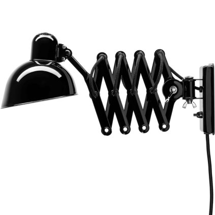 Wandlampe KAISER IDELL 16 cm, schwarz, Fritz Hansen