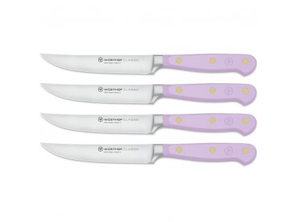 Steakmesser CLASSIC COLOUR, 4er-Set, 12 cm, purple yam, Wüsthof