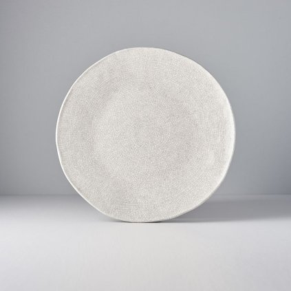 Speiseteller MODERN CRACK 27 cm, beige, Keramik, MIJ