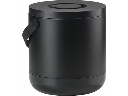 Bioabfallbehälter CIRCULAR 15 l, schwarz, Kunststoff, Zone Dänemark