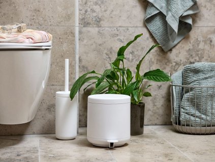 Badezimmer Mülleimer UME 4 l, weiß, Kunststoff, Zone Dänemark