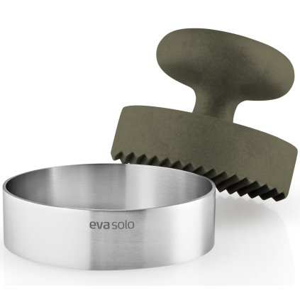 Burgerpresse GREEN TOOL 9 cm, grün, Edelstahl/Kunststoff, Eva Solo