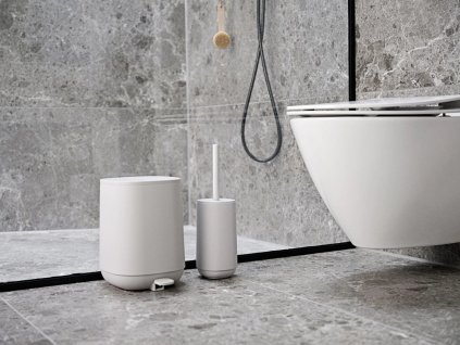 Badezimmer Mülleimer TIME 3 l, hellgrau, Kunststoff, Zone Dänemark