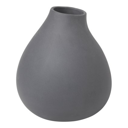 Vase NONA 17 cm, dunkelgrau, Blomus