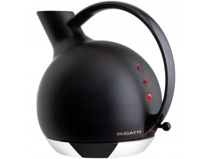 Wasserkocher GIULIETA 1,2 l, schwarz, Edelstahl, Bugatti