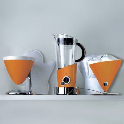 Standmixer VELA EVOLUTION 1,5 l, orange, rostfreier Stahl, Bugatti