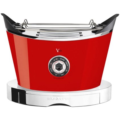 Toaster VOLO 32 cm, rot, Edelstahl, Bugatti