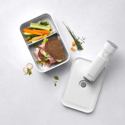 Vakuumbox Lunchbox FRESH & SAVE L 1,6 l, weiß, Kunststoff, Zwilling