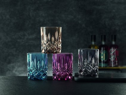 Whiskeygläser NOBLESSE COLORS, 2er-Set, 295 ml, Berry, Nachtmann