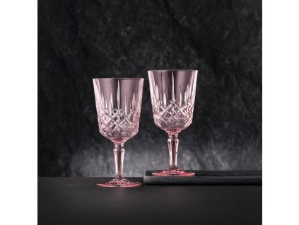 Weingläser NOBLESSE COLORS, 2er-Set, 355 ml, Rosé, Nachtmann