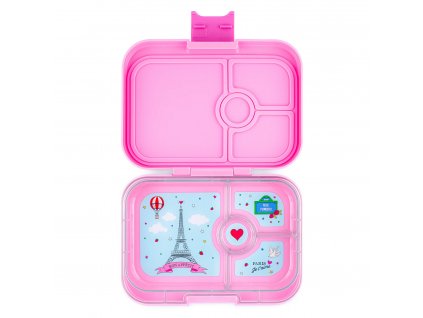 Bento-Box PANINO 4 Fifi Pink / Paris, 750 ml, Yumbox