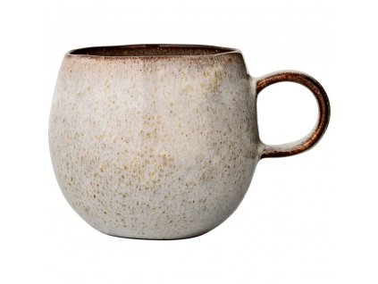 Tasse SANDRINE 500 ml, natur, Steingut, Bloomingville