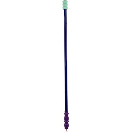 Wand Dekoleuchte SUPERLINEA 141,5 cm, blau, Holz/Kunststoff, Seletti