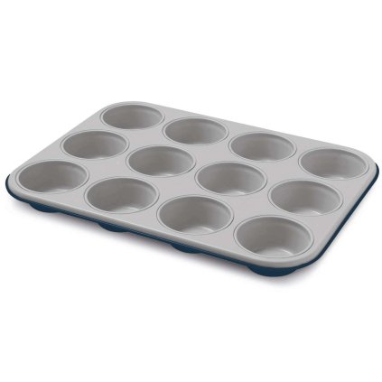 Muffinform XBAKE 35 x 27 cm, blau, Stahl, Guardini