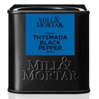 Schwarzer Bio Pfeffer THYSMADA 50 g, ganz, Mill & Mortar
