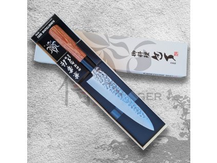 Japanisches Messer GYUTO/CHEF KANETSUN E TSUCHIME 18 cm, braun, Dellinger