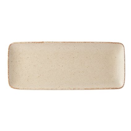 Servierplatte SAND FADE 29,5 x 12 cm, beige, MIJ