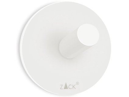 Handtuchhaken 5,5 cm, weiß, Edelstahl, Zack