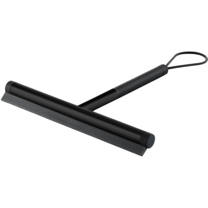 Duschwischer JAZ 24 x 21 cm, schwarz, Edelstahl, Zack