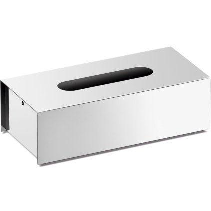 Kosmetiktuchbox PURO 25 cm, poliert, Edelstahl, Zack