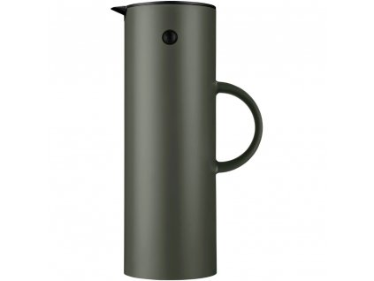 Isolierkanne EM77 1 l, Soft Dark Forest, Kunststoff, Stelton