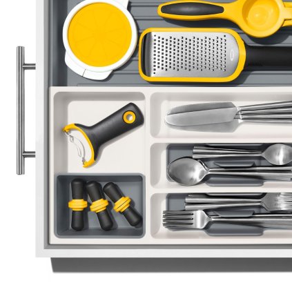 Besteckkasten GOOD GRIPS 41 cm, grau, Kunststoff, OXO