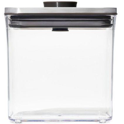 Vorratsdose POP STEEL 1,6 l, rechteckig, Kunststoff, OXO