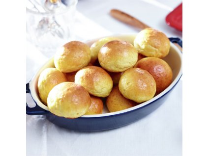 Auflaufform 17 cm, blau, Keramik, Staub