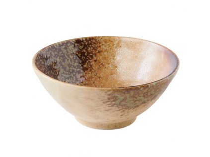 Udon Schale WABI SABI 800 ml, braun, Keramik, MIJ