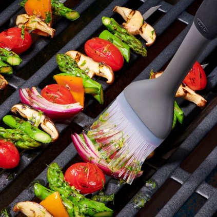 Grillpinsel GOOD GRIPS 34 cm, grau, Silikon, OXO