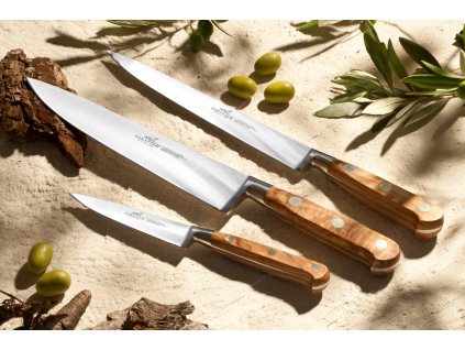 Messerset PROVENÇAO PRÉPARER, 3-teilig, Edelstahlnieten, Lion Sabatier