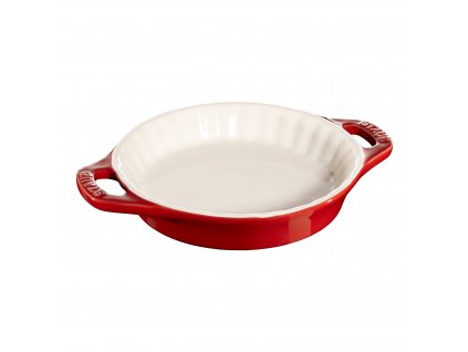 Tarteform Backform 13 cm, rot, Keramik, Staub