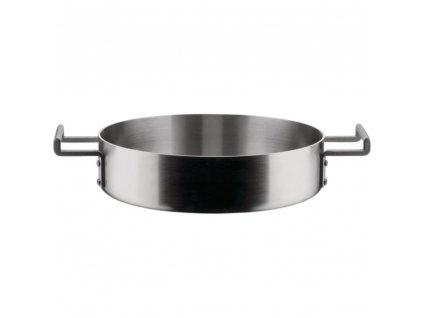 Bratentopf niedrig CONVIVIO 24 cm, 2,7 l, Edelstahl, Alessi