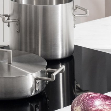 Bratentopf niedrig CONVIVIO 28 cm, 3,7 l, Edelstahl, Alessi